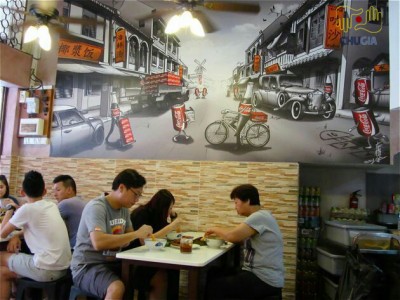 Dịch vụ vẽ tường quán trà sữa chuyên nghiệp giá rẻ nhất - Vẽ tranh tường Chu Gia